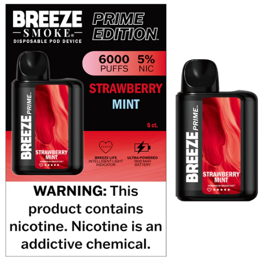 breeze prime strawberry mint