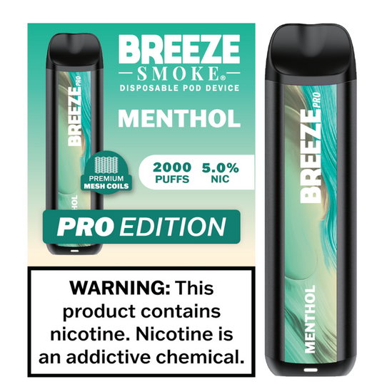 breeze pro menthol