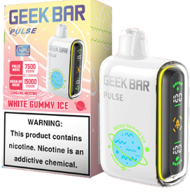 Geek Bar 15k white gummy ice