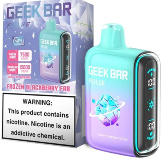 Geek Bar 15k Frozen blackberry fab
