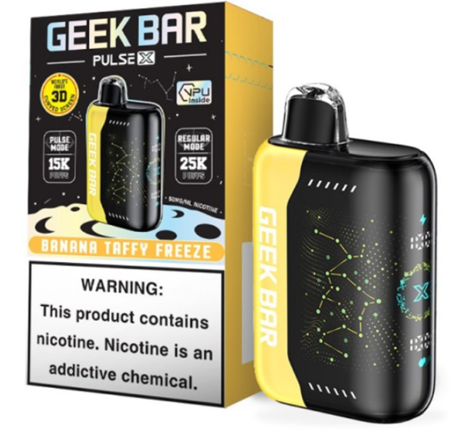 Geek Bar 25k Banana taffy freeze