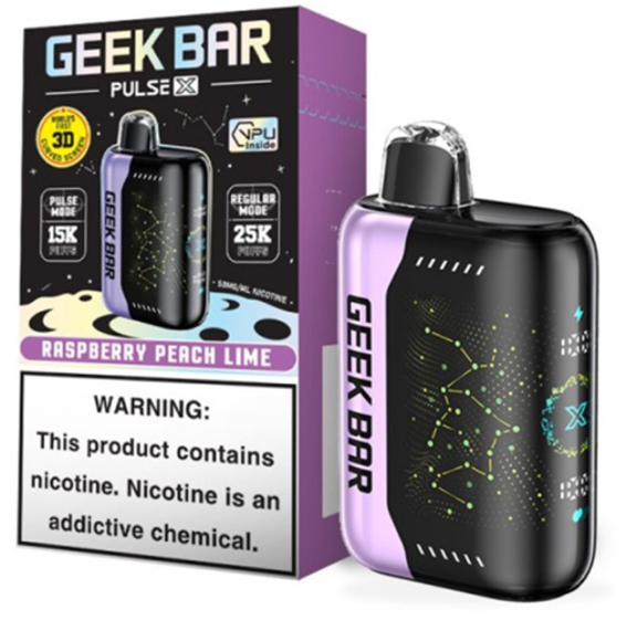 Geek Bar 25k Raspberry peach lime