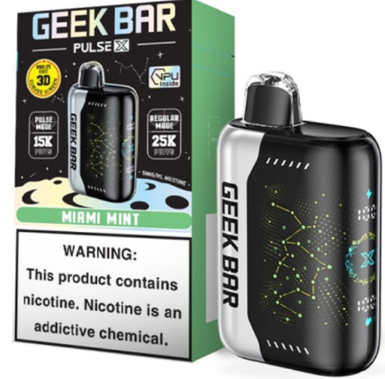 Geek Bar 25k Miami mint