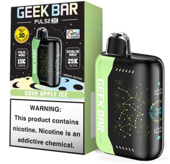 Geek Bar 25k sour apple ice