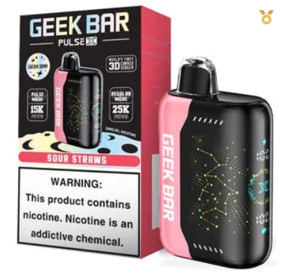 Geek Bar 25K Sour straws