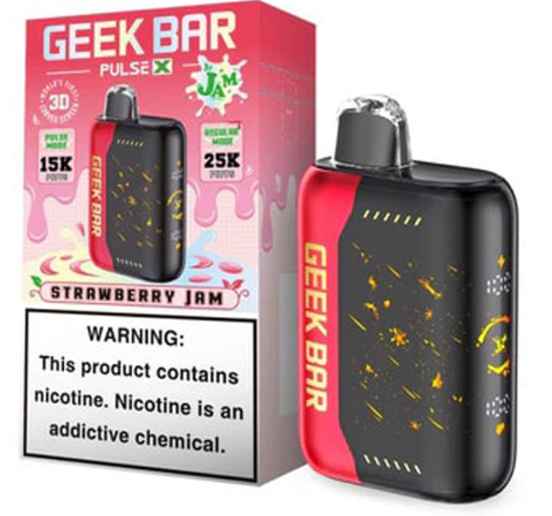 Geek Bar 25k strawberry jam