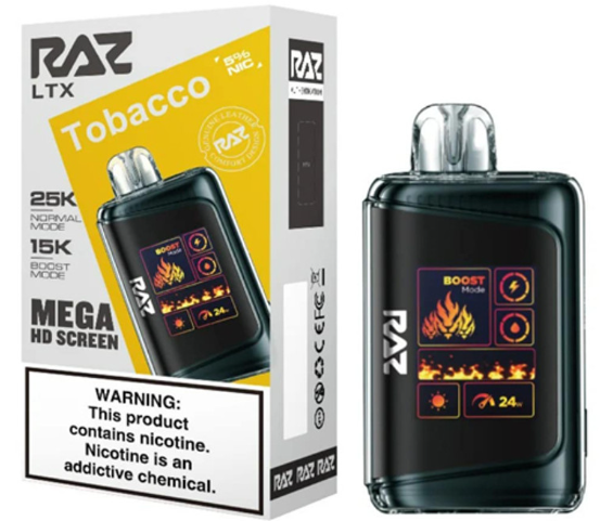 RAZ 25k TOBACCO