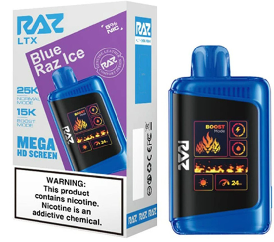 Raz 25k Blue raz ice