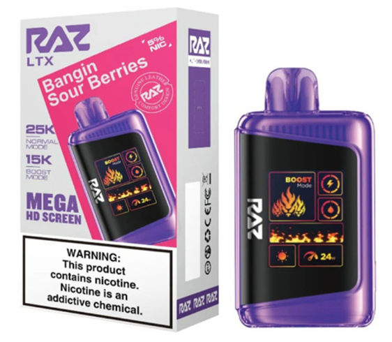 RAZ 25k  BANGING SOUR BERRIES