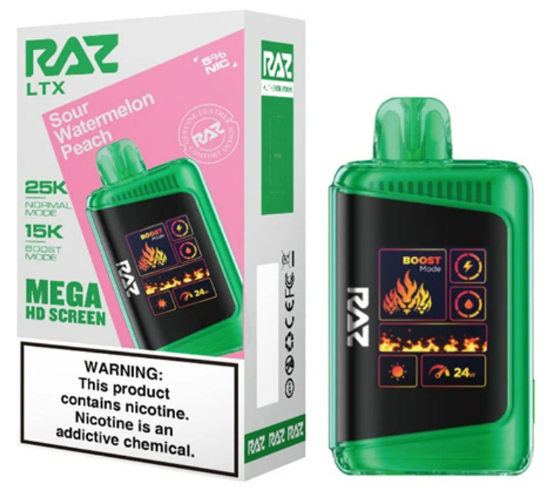 RAZ 25k sour watermelon peach