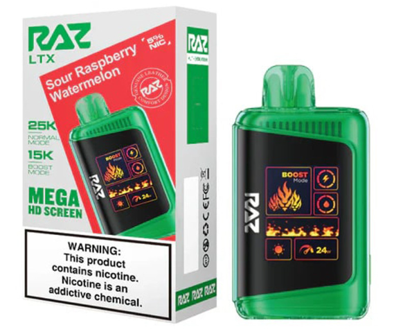 Raz 25k sour raspberry watermelon