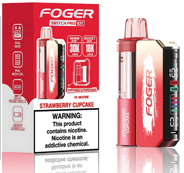Foger Switch pro Strawberry Cupcake Kit