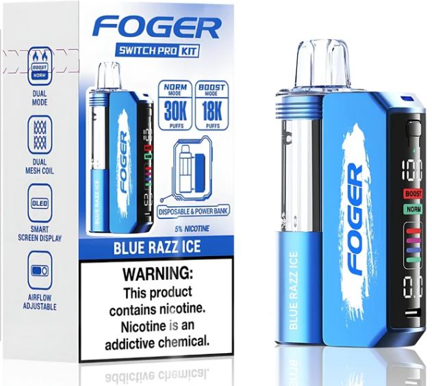Foger Switch pro blue Razz ice