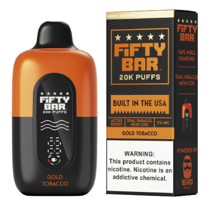 Fifty Bar 20K Gold Tobacco