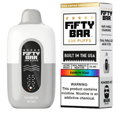 Fifty bar 20k Rainbow Road