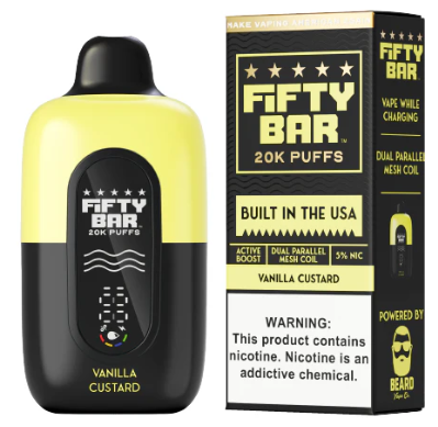Fifty Bar 20K Vanilla Custard