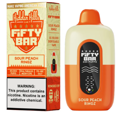 Fifty bar 20k Sour peach ring