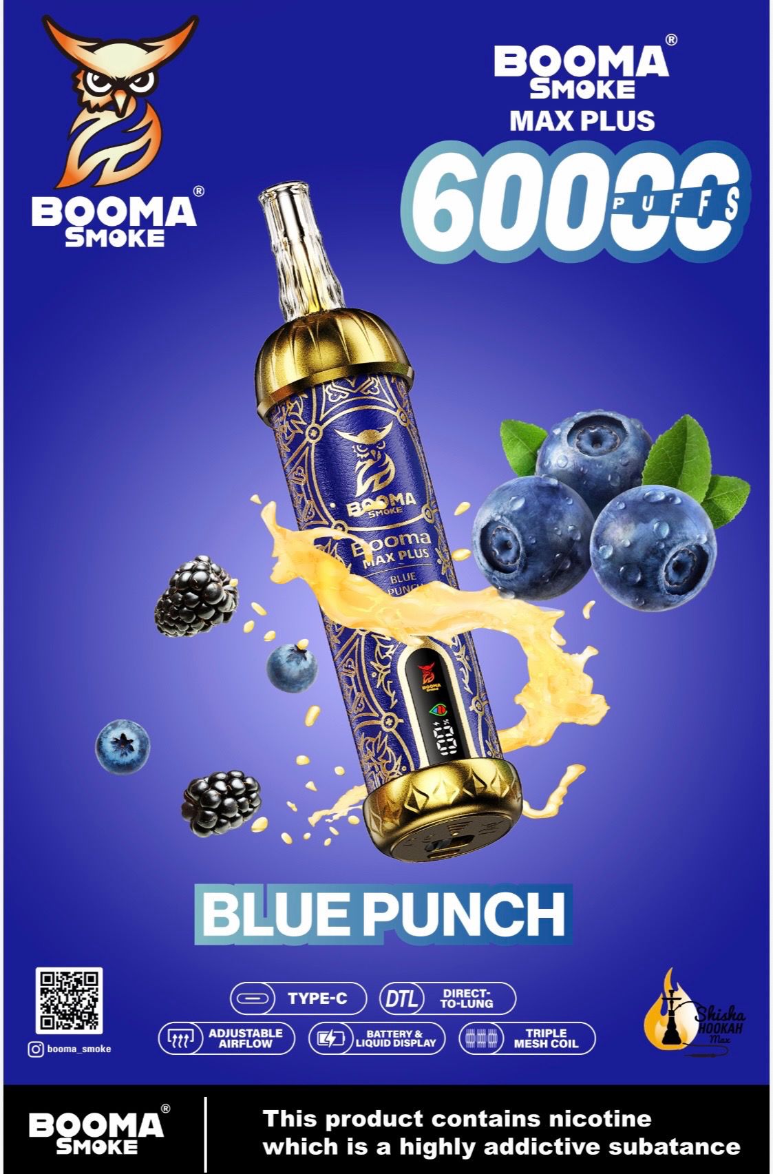 Booma 60k blue punch