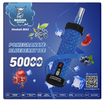 Booma Hooka 50k Pomegranate Blueberry Ice