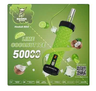 Booma Hooka 50k Lime Coconut Ice