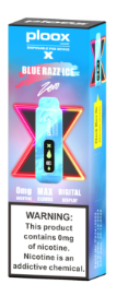 Ploox zero blue razz ice 15k puffs