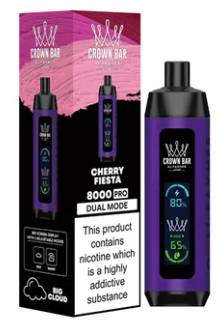 Crown bar cherry fiesta 8k puffs