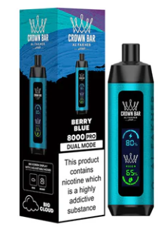 Crown bar berry blue