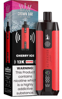 Crown bar cherry ice 12k puffs