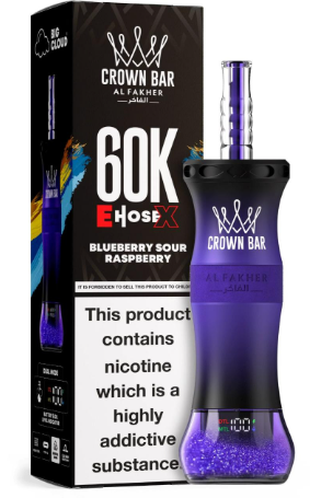 Crown bar 60k Blueberry Sour Raspberry
