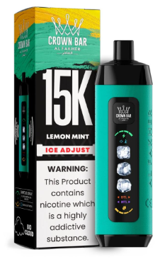 Crown bar 15K LEMON MINT