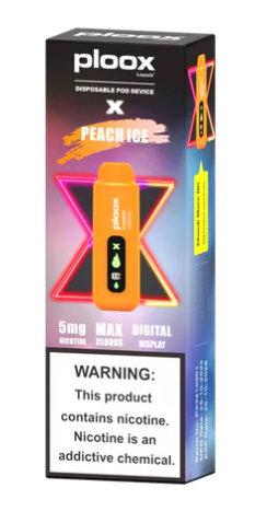 Ploox peach ice 15k puffs