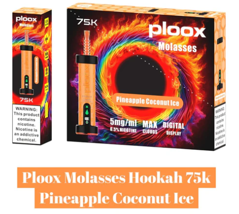 Ploox Molasses pinapple coconut ice 75k puffs