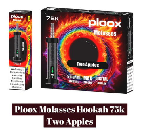 Ploox Molasses Two Apples 75k puffs