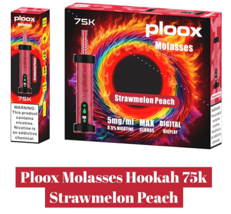 Ploox Molasses Strawelon Peach 75k puffs