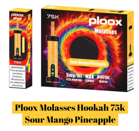 Ploox Molasses Sour mango pinapple 75k puffs