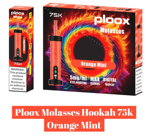 Ploox Molasses Orange mint 75k puffs
