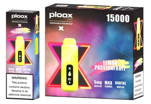 Ploox Lemon passion fruit 15k puffs
