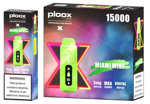 Ploox Miami mint 15k puffs