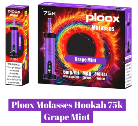 Ploox Molasses Grape mint 75k puffs