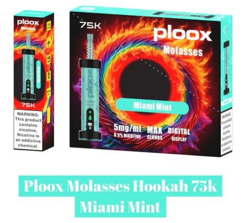 Ploox Molasses Miami mint 75k puffs