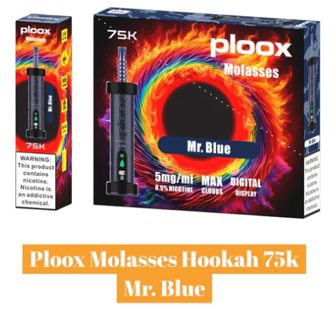 Ploox Molasses Mr Blue 75k puffs