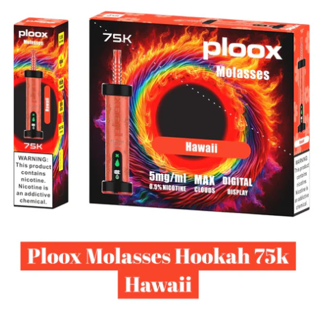 Ploox Molasses Hawaii 75k puffs