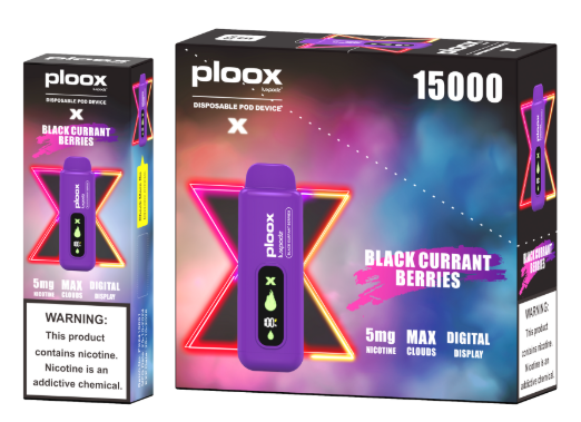 Ploox black currant Berries 15k puffs