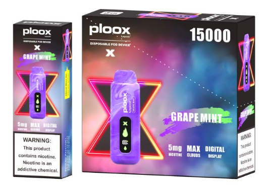 Ploox grape mint 15k puffs