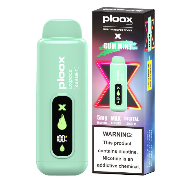 Ploox gum mint 15k puffs