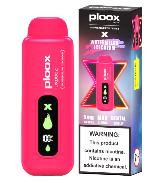 Ploox watermelon ice-cream 15k puffs