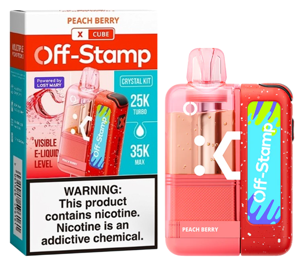 Off stamp kit 35k Peach Berry 35k puffs