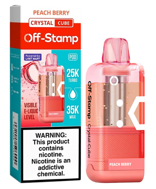 Off stamp pod 35k puffs peach berry