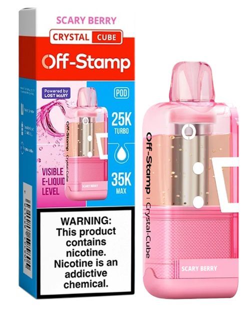 Off stamp pod 35k puffs scary berry