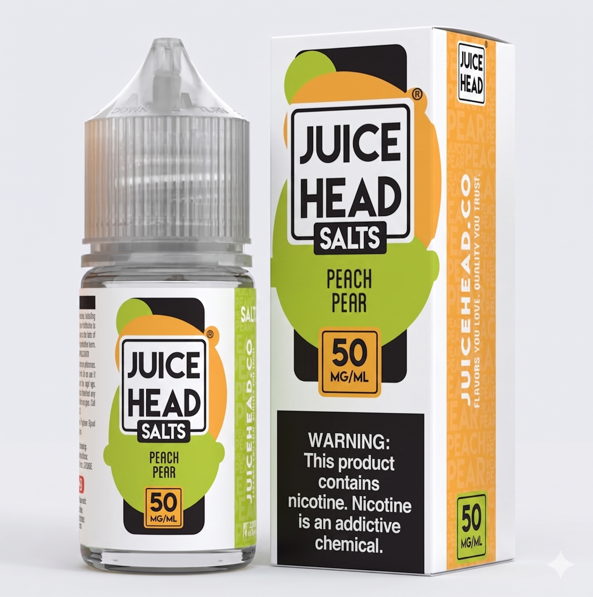 Juice Head 50mg Salts Peach Pear